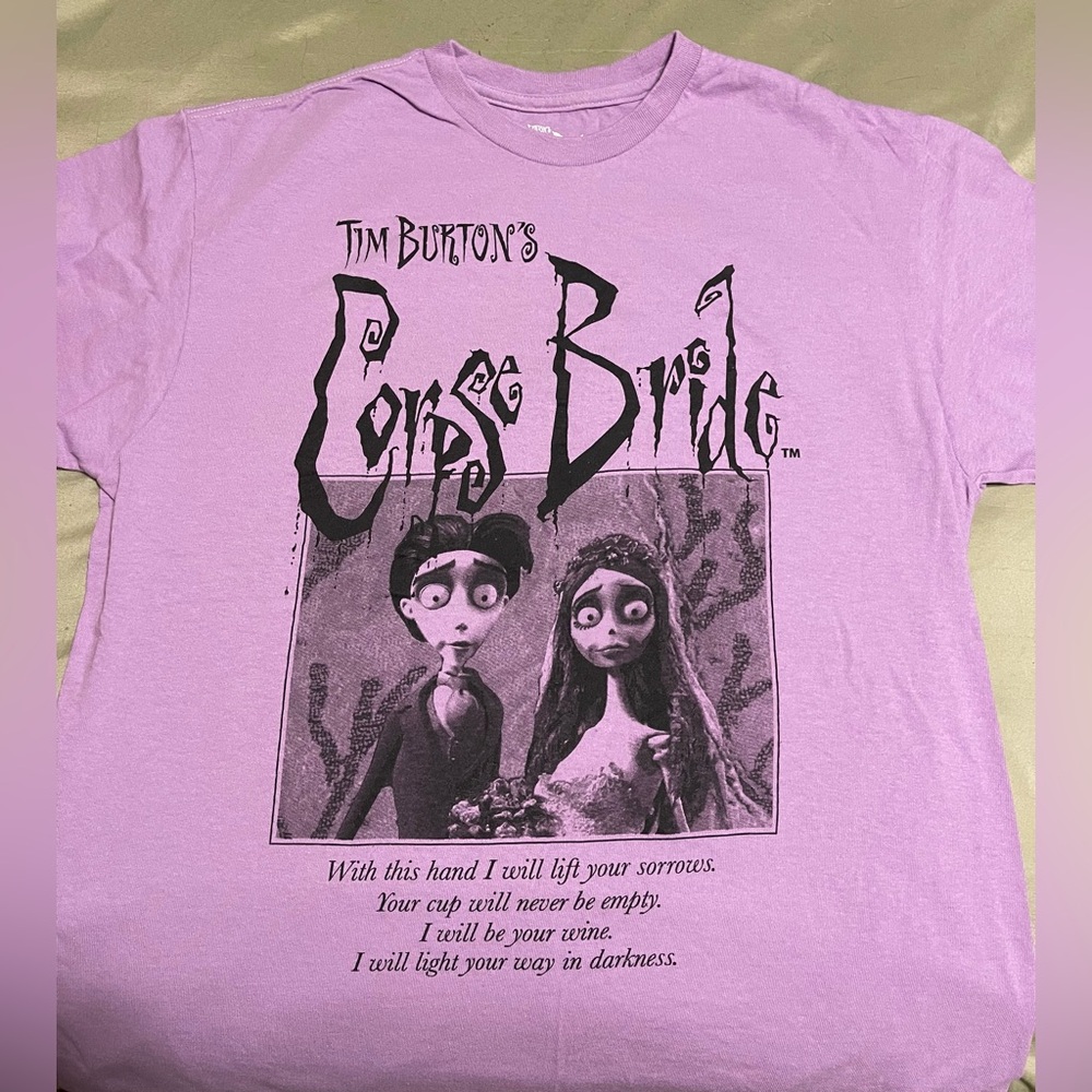 Corpse Bride Lavender T-Shirt Large